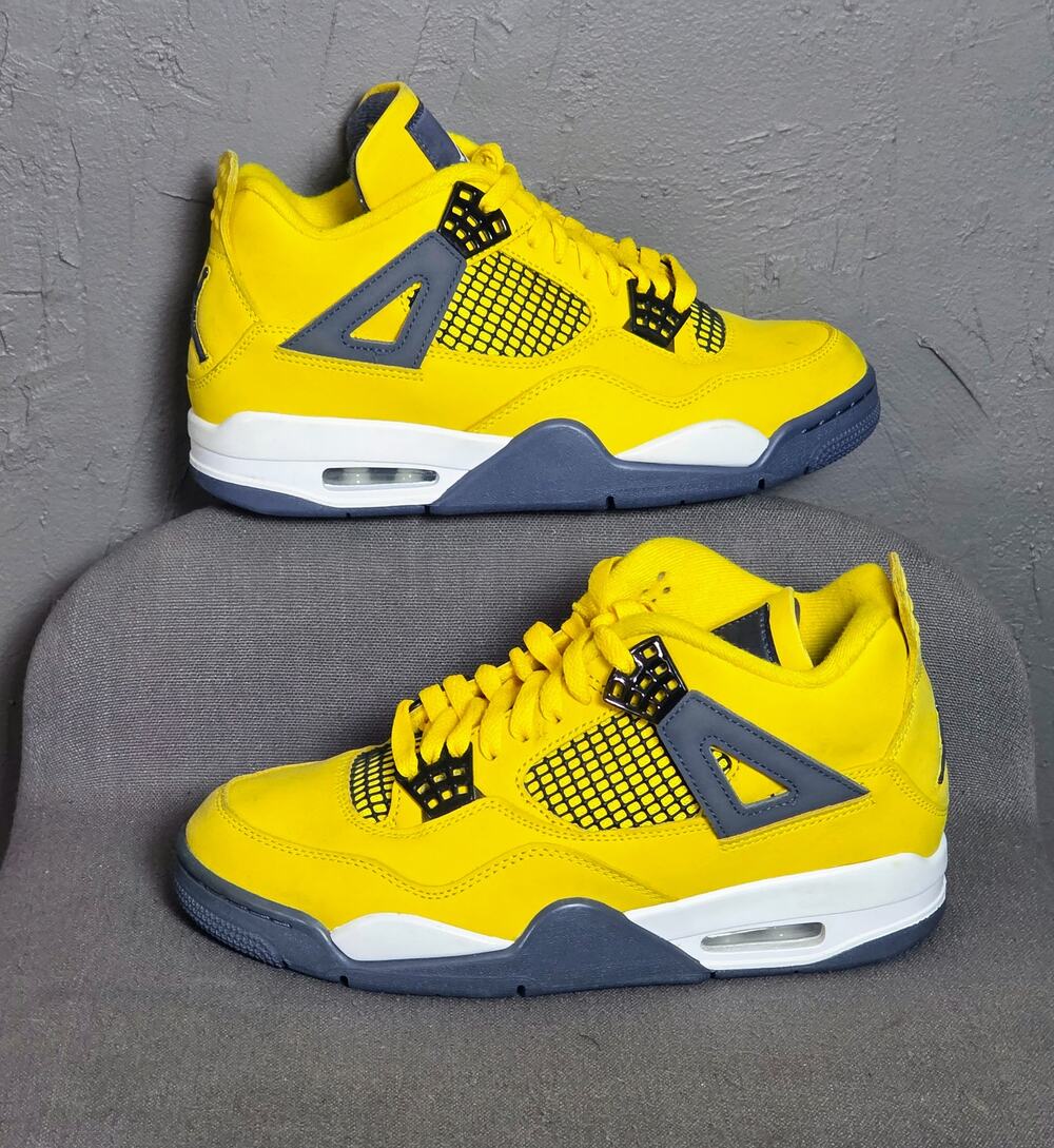 Nike Air Jordan 4 Retro "Lightning" Tour Yellow 2021 CT8527-700 - Men's Size 7